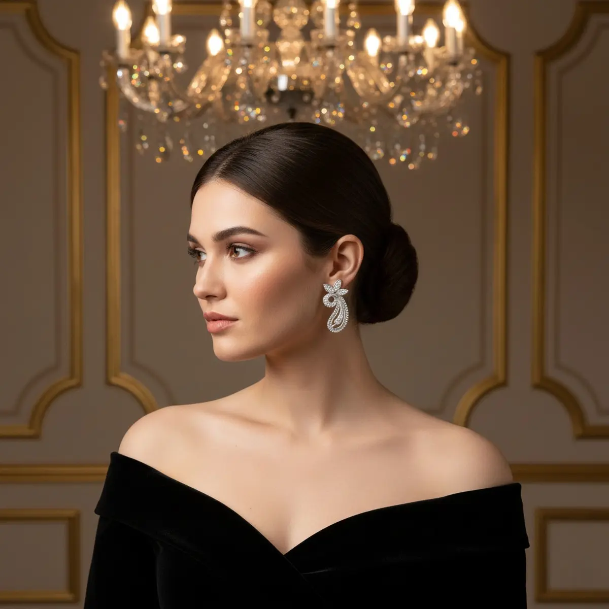 Infinity Luxe Band polished infinity symbol embedded in the band.