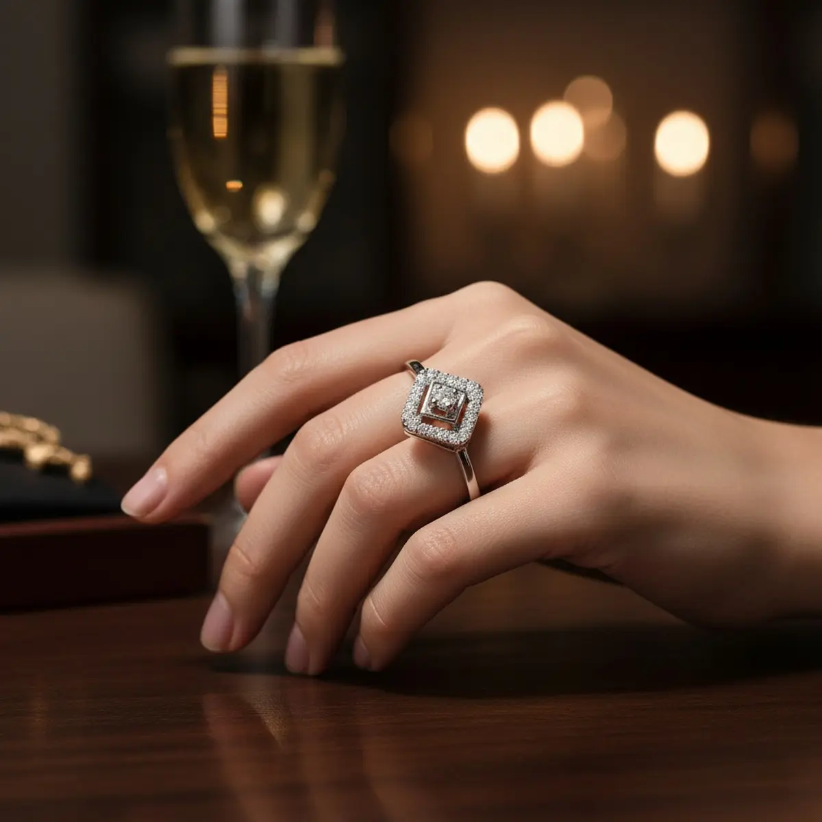  Radiant Empress Ring  A regal masterpiece for women who love royal elegance.