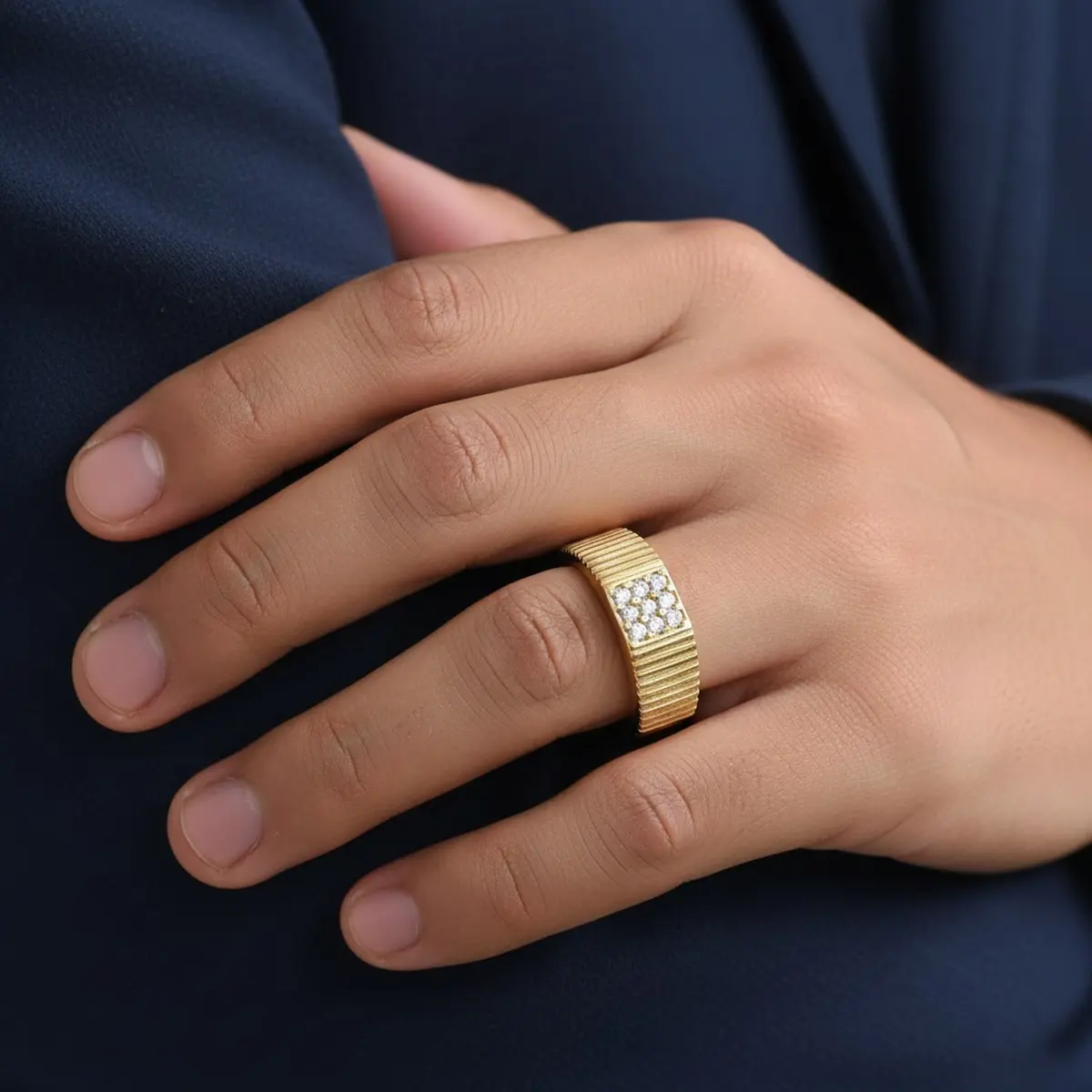 Magnolia Majesty Ring a bold floral statement piece.