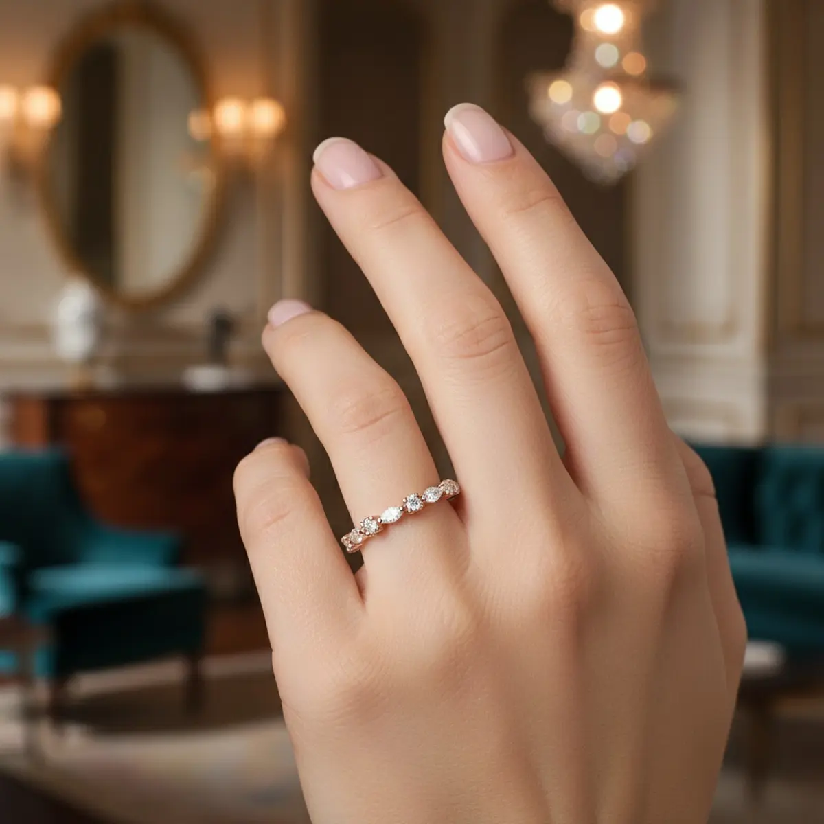 Aether Bloom Circlet Suggests lightness and suspended beauty, ideal for floral halos or elevated settings.