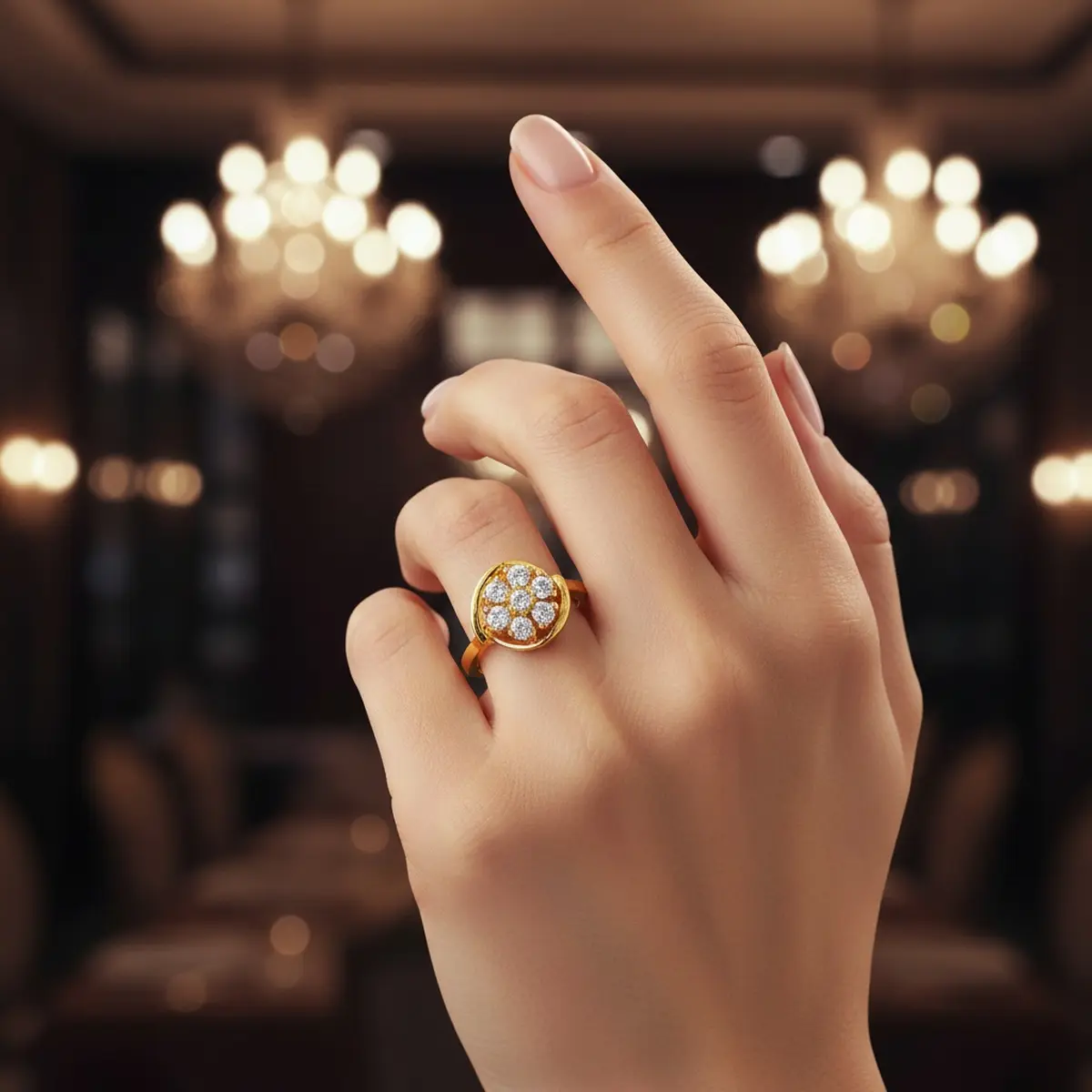 Velvet Sheen Band: A matte finish that absorbs light, lending a soft, luxurious texture.